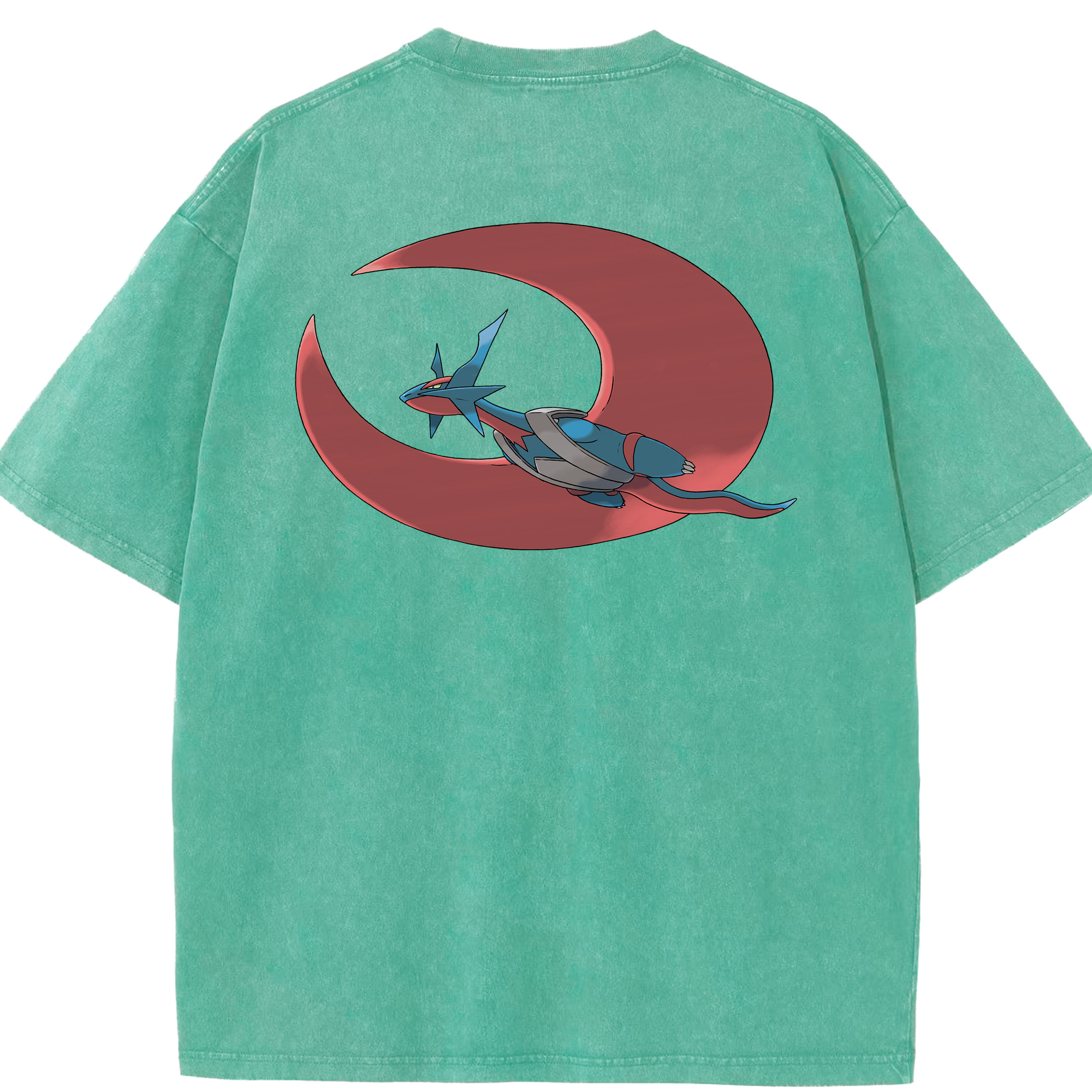 （画像用） ポケットモンスター Pokémon 綿100% ヴィンテージ風 半袖Tシャツ（背面プリント）